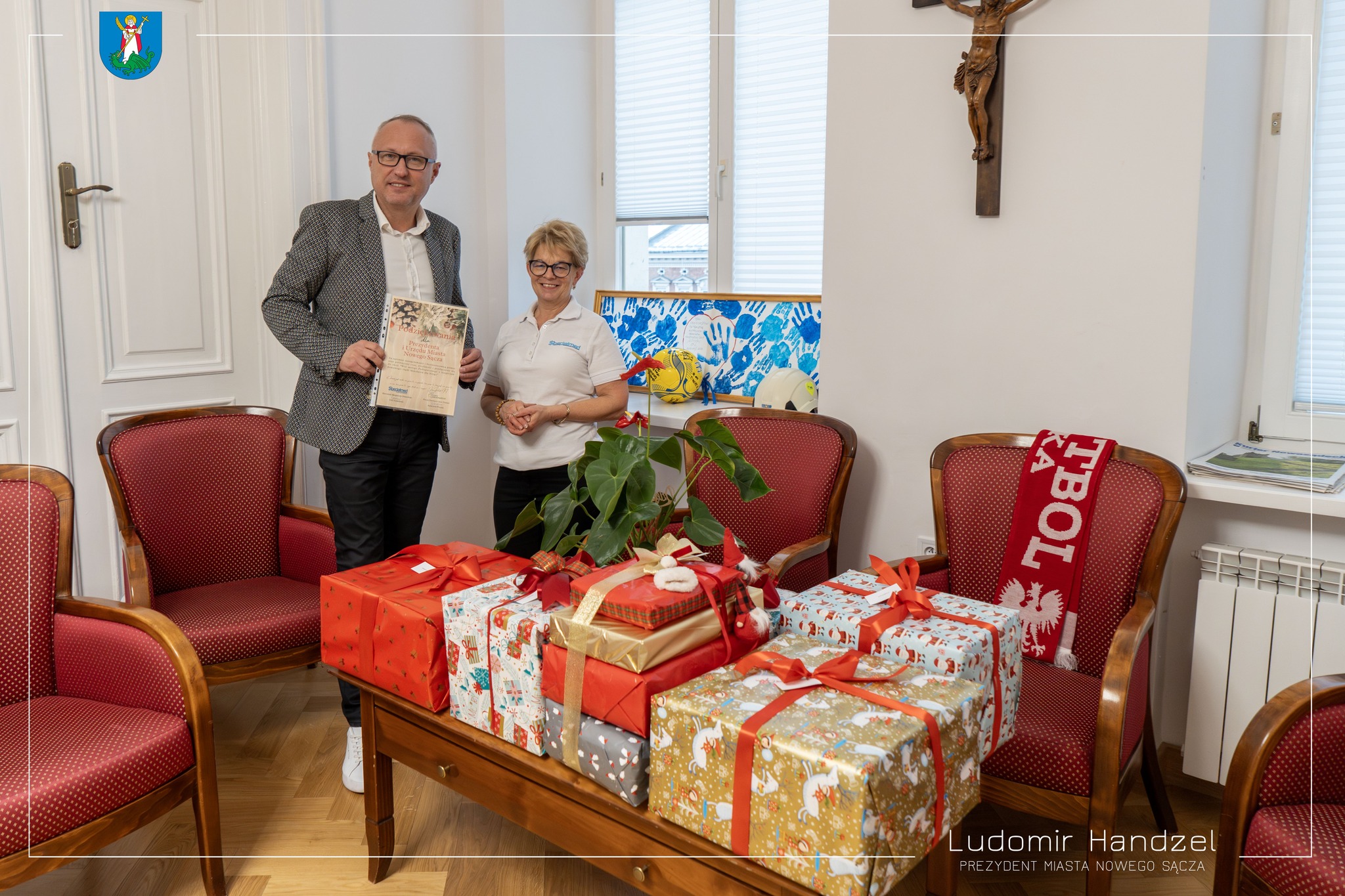 Paczki mikołajkowe dla dzieci z Hospicjum Domowego