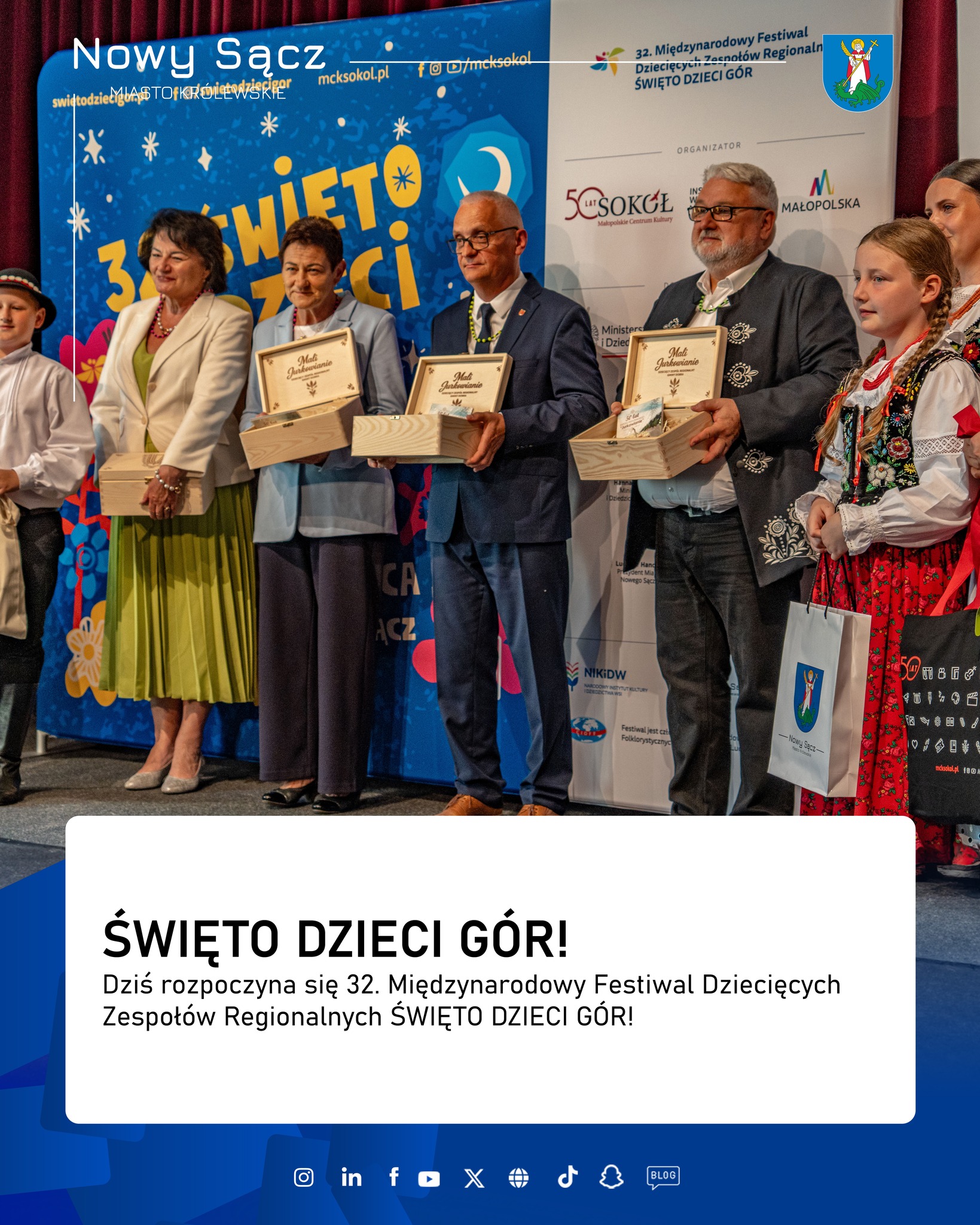 32. Międzynarodowy Festiwal Dziecięcych Zespołów Regionalnych ŚWIĘTO DZIECI GÓR