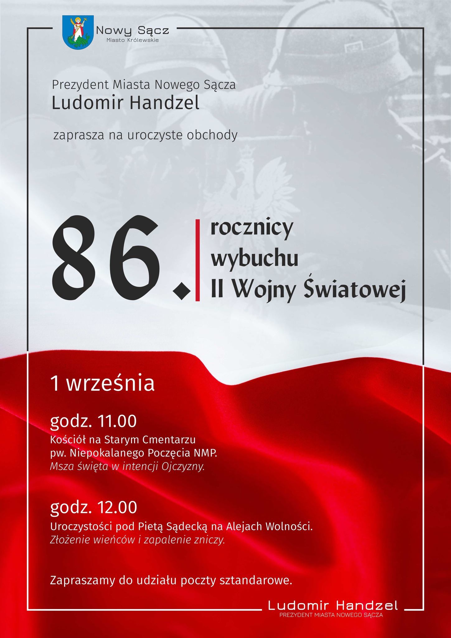 86. rocznica wybuchu II Wojny Światowej