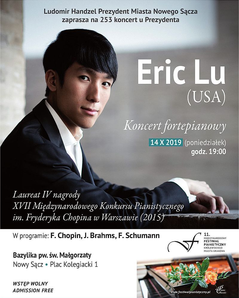 Eric Lu zwycięzcą XIX Międzynarodowego Konkursu Pianistycznego im. Fryderyka Chopina