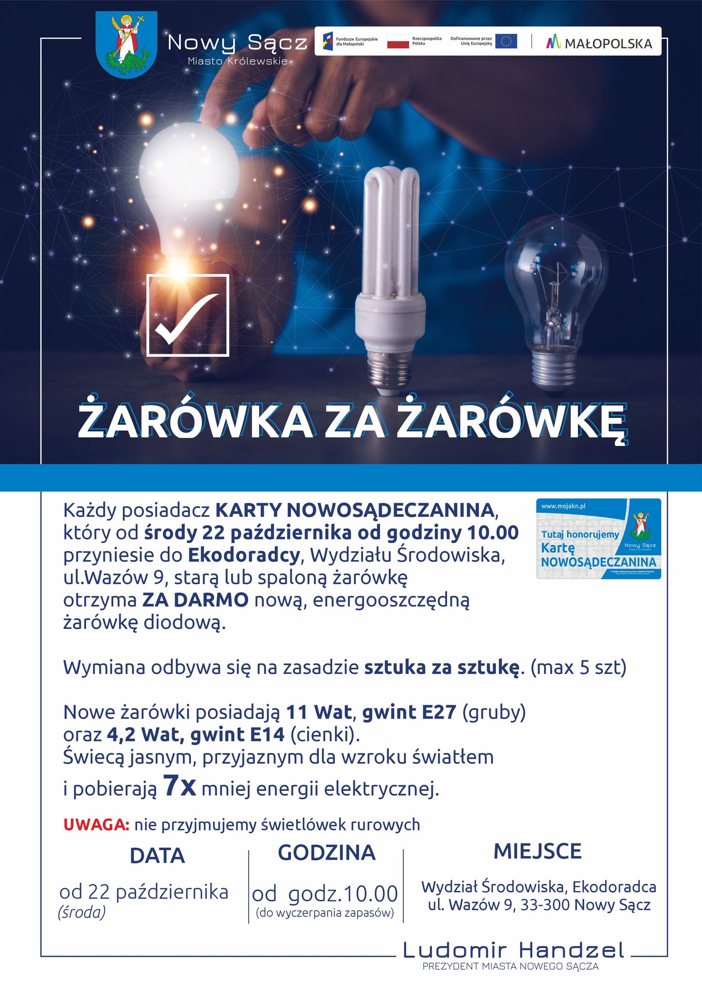 Żarówka za żarówkę