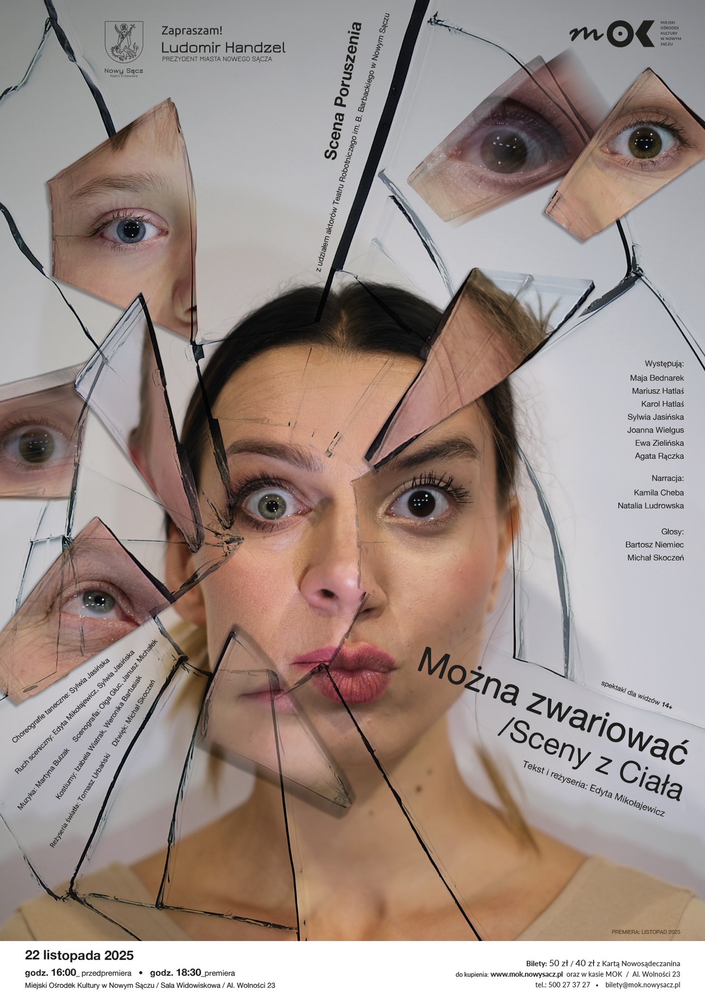 spektaklu pt. „Można zwariować. Sceny z Ciała”