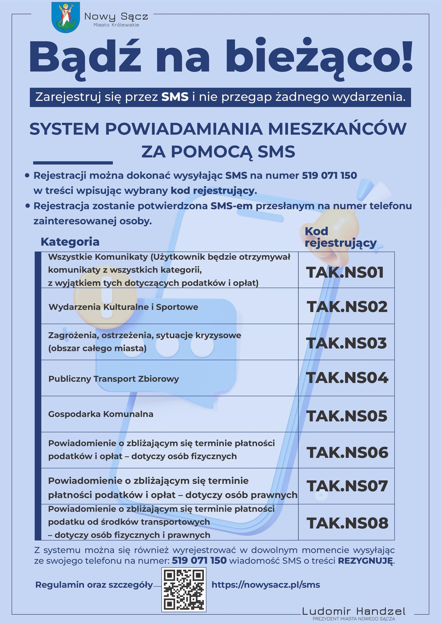 Miejski system powiadamiania SMS