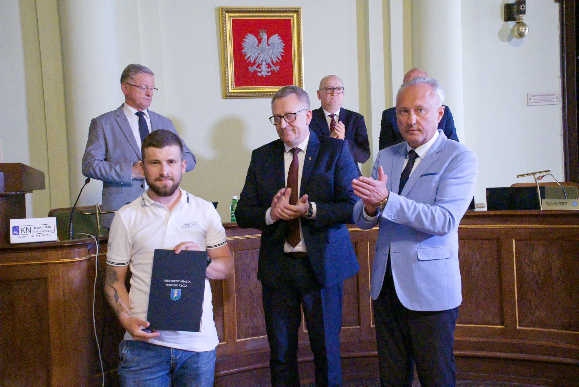 Odznaczyłem pana Przemysława Biedrawę
