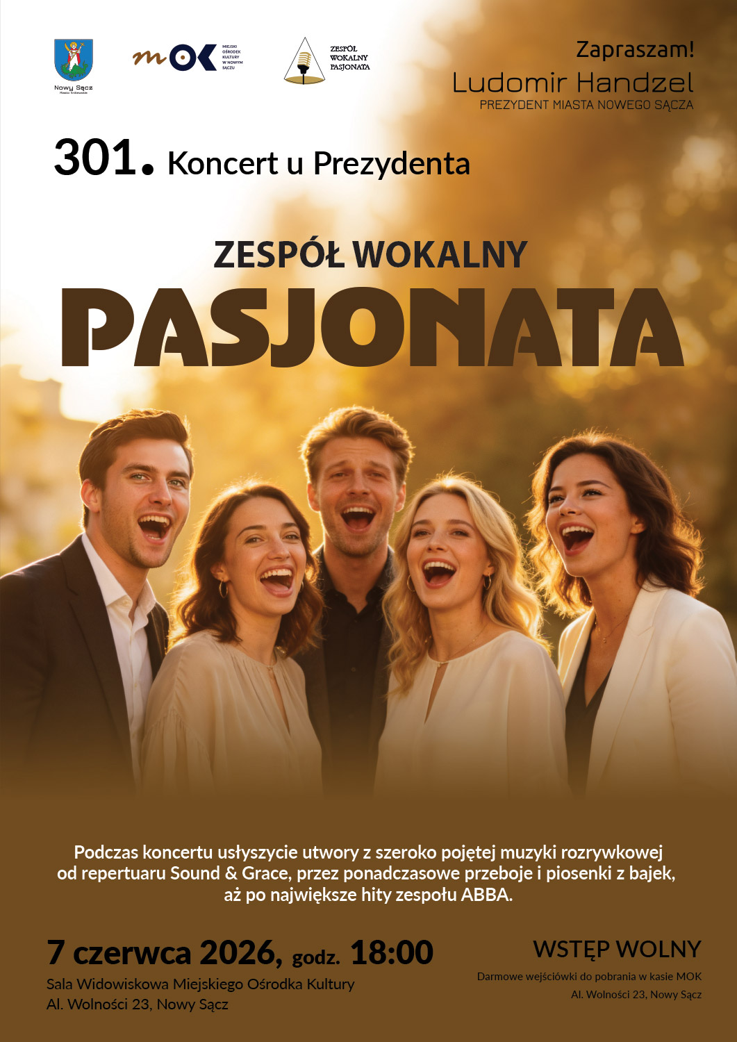301. Koncert u Prezydenta – zaproszenie