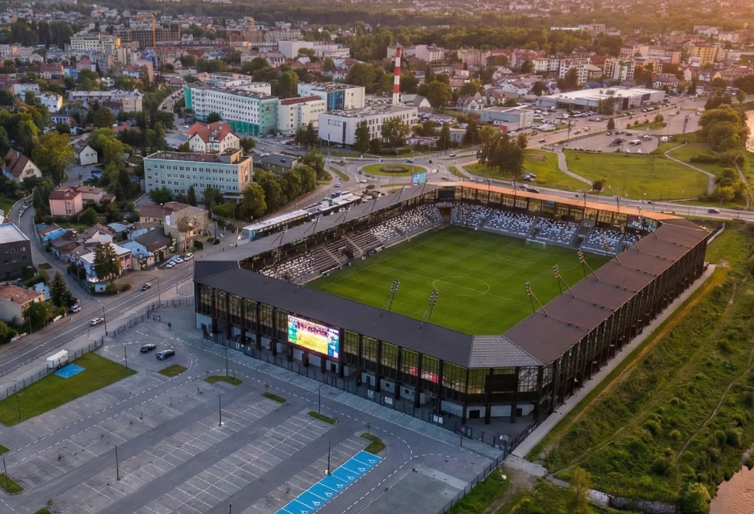 Transmisja baraży Sandecji