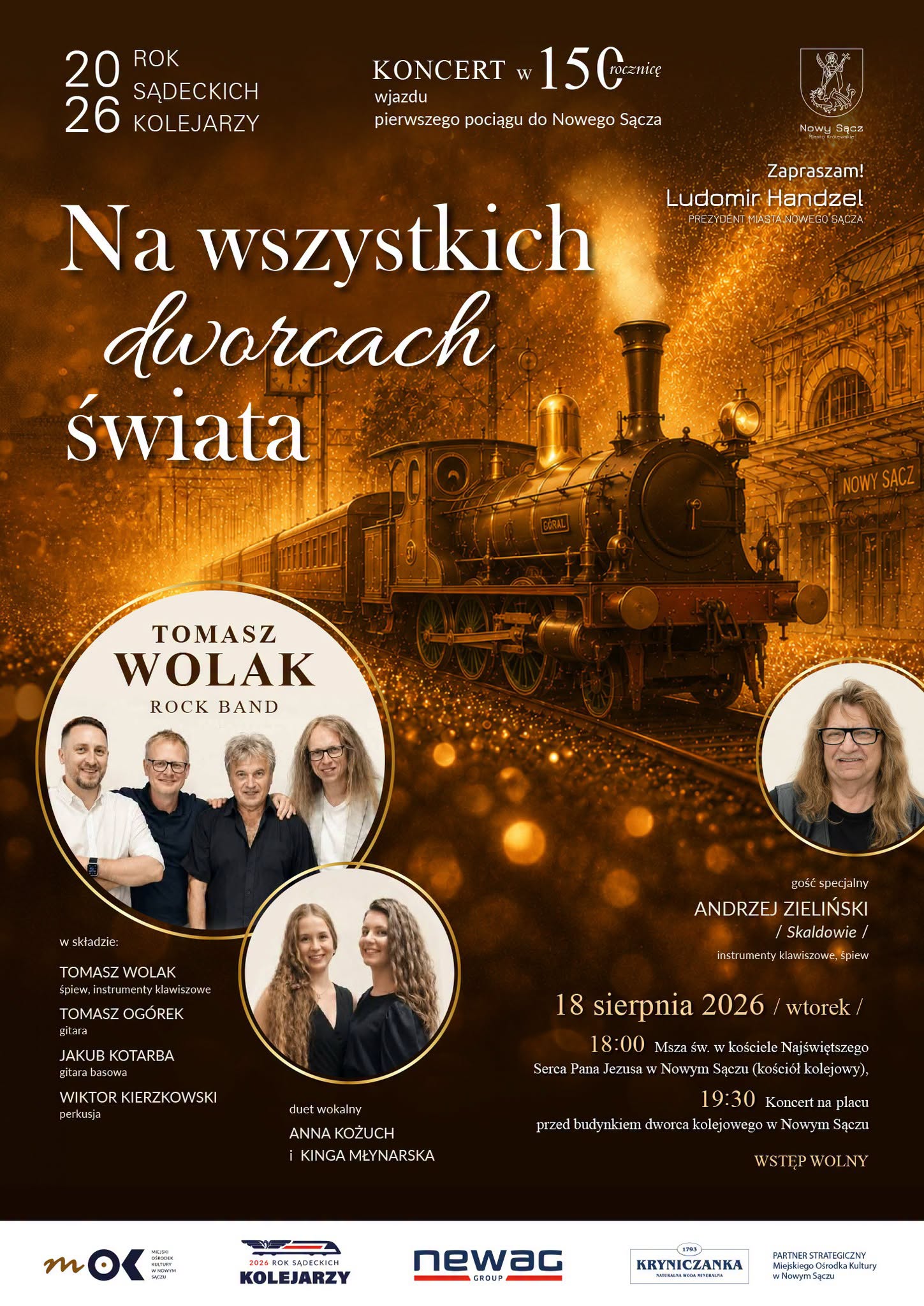 150 lat temu do Nowego Sącza wjechał pierwszy pociąg